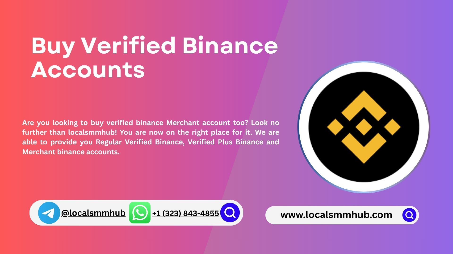 Buy Verified Binance Accounts