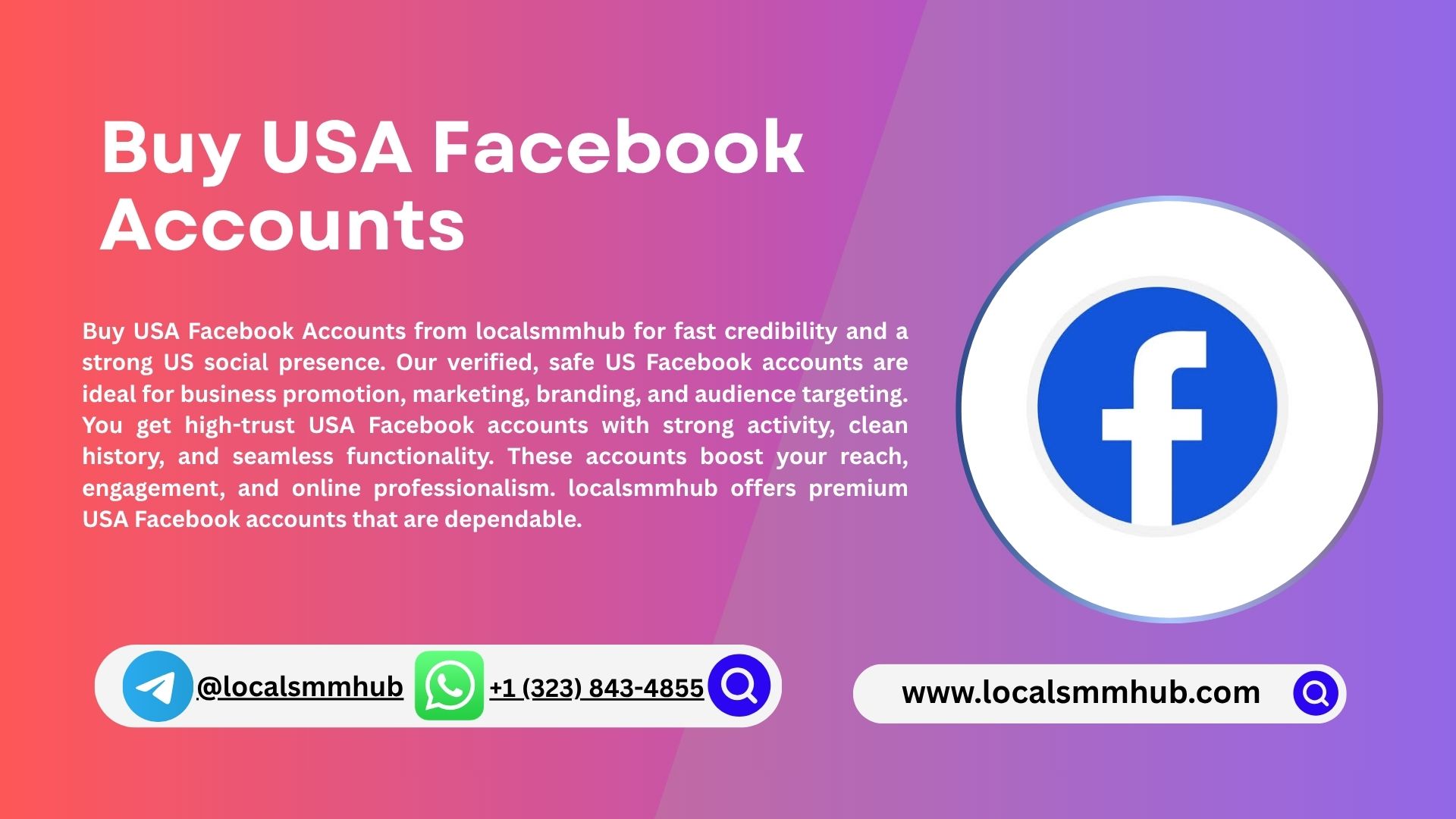 Buy USA Facebook Accounts