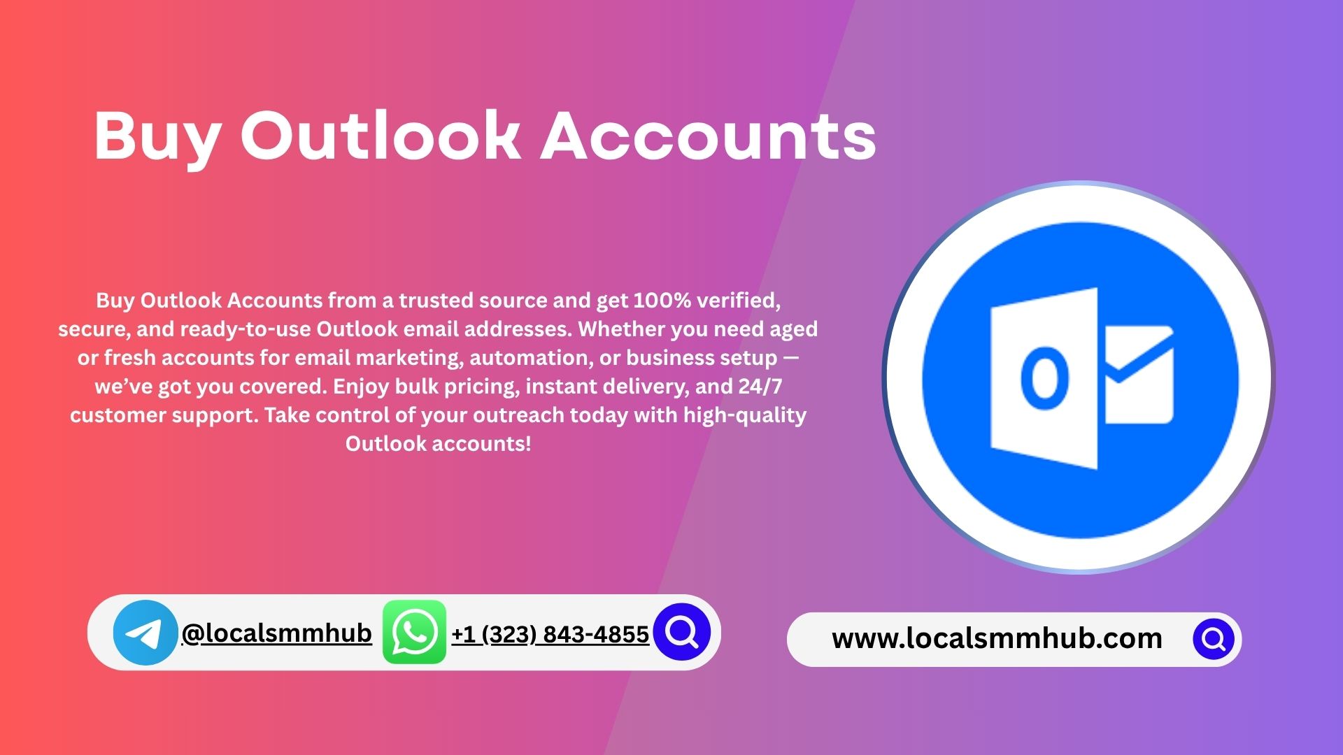 Buy Outlook Accounts